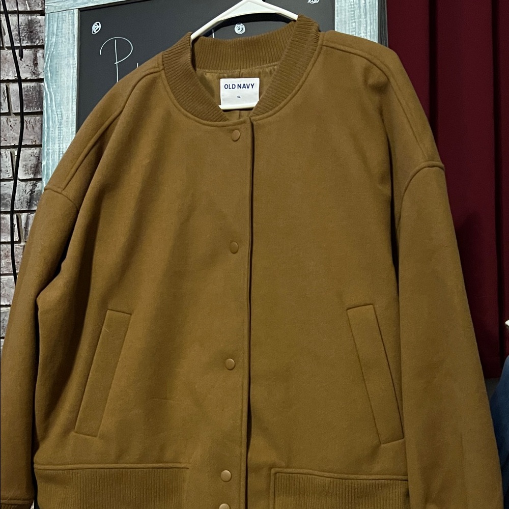Old Navy Tan Bomber Jacket